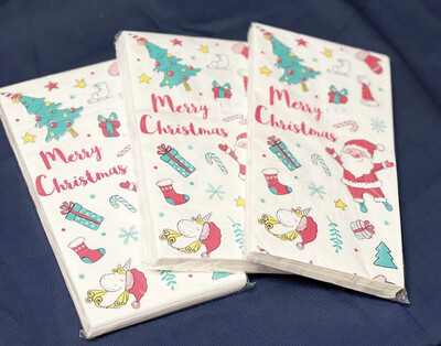 Christmas Napkins Merry Christmas Small Pack  