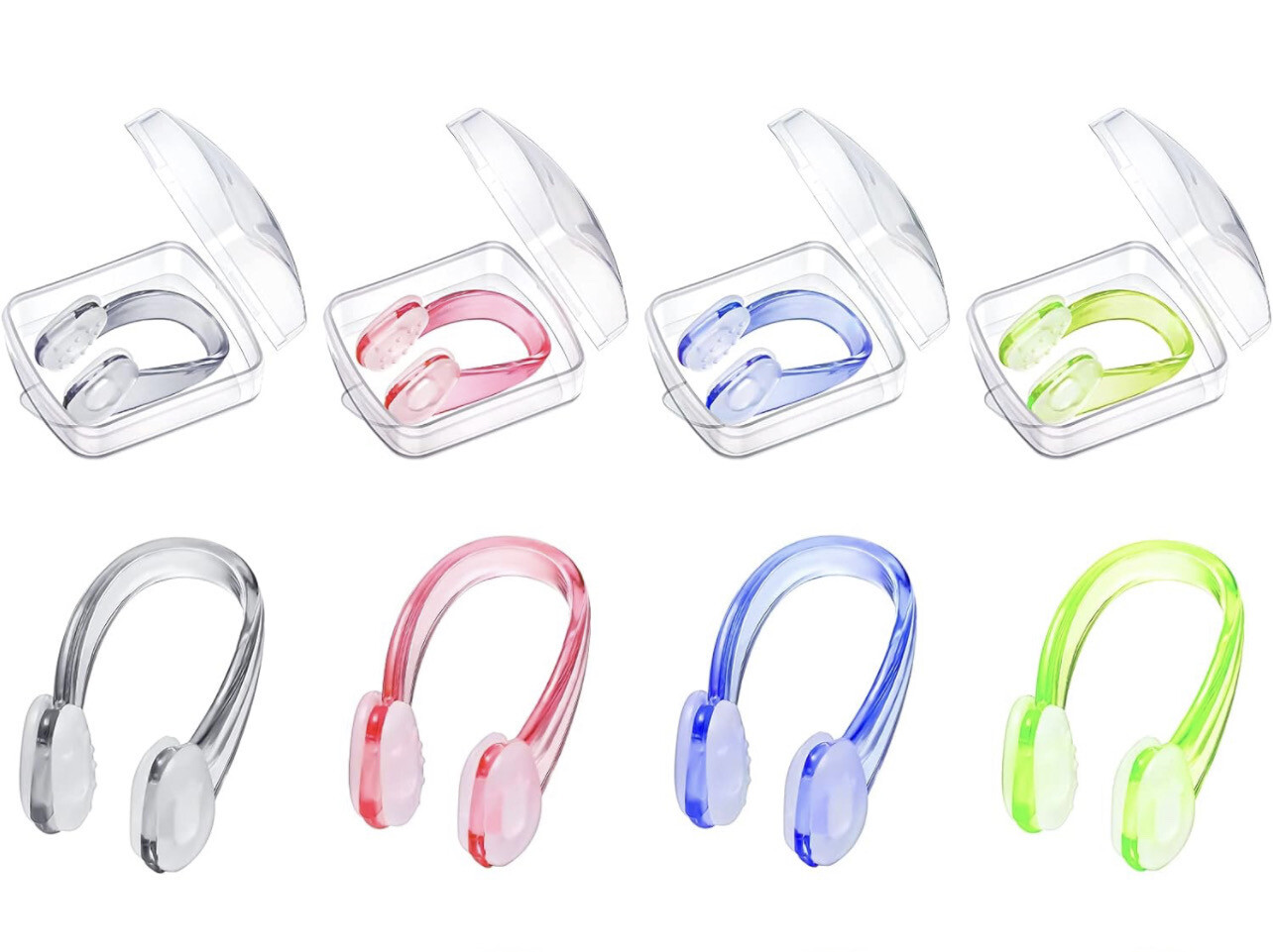 Kids Nose Plugs for Swimming Waterproof Nose Clips Silicone Swim Nose Clip Anti Slip
