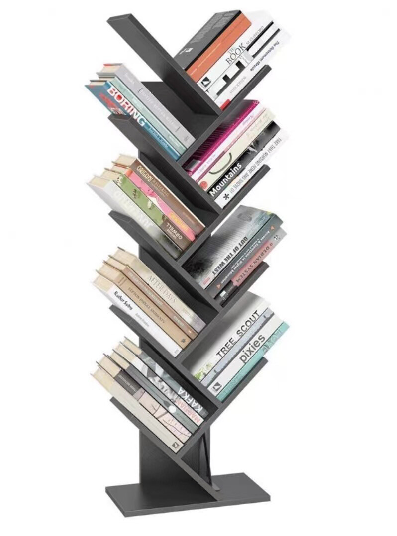 Tree Bookshelf, Modern Storage Shelf 9 Tier Tree