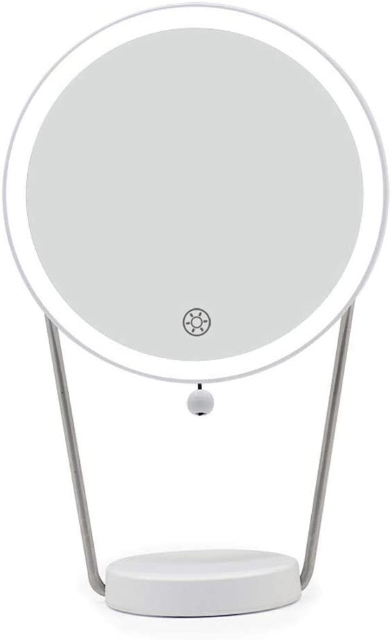 Funaface LED Illuminated Makeup Vanity Mirror Wall Mounted Swivel