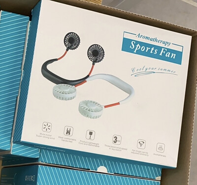 Aromatherapy Sports Neck Fan