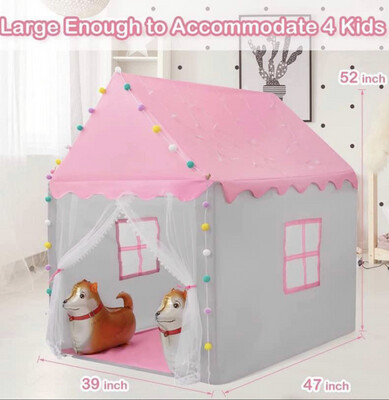 INSGUARD Kids Play Tent Playhouse with Star Lights Princess Castle