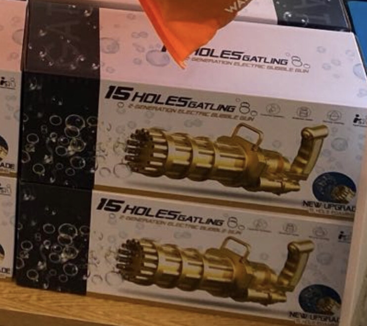 Bubble Machine Bubble Gun M 15 Holes Esgatling