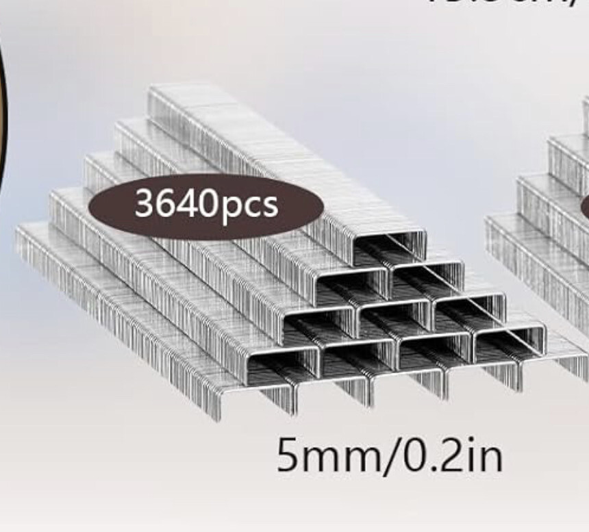 Staples For Stapler Gun 5 mm