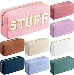 Corduroy Cosmetic Bag Multi Color