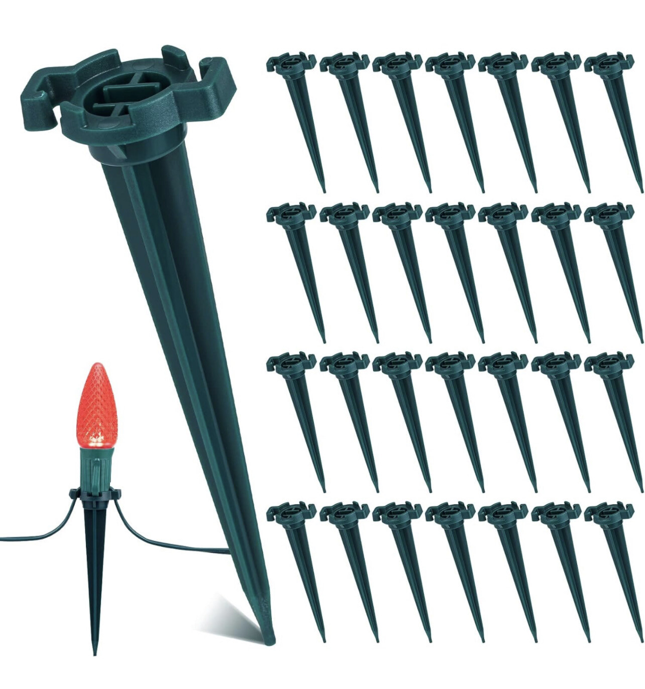 Christmas Light Stake 100 Pcs