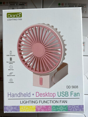 USB Fan DianDi Lighting Function Fan Handheld Desktop DD5608