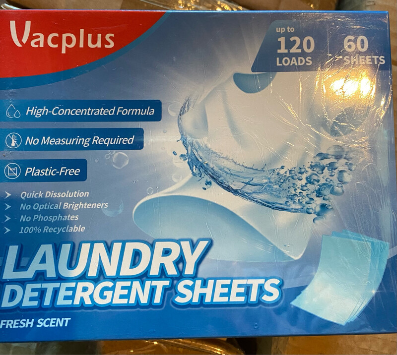 Vacplus Laundry Detergent Sheet