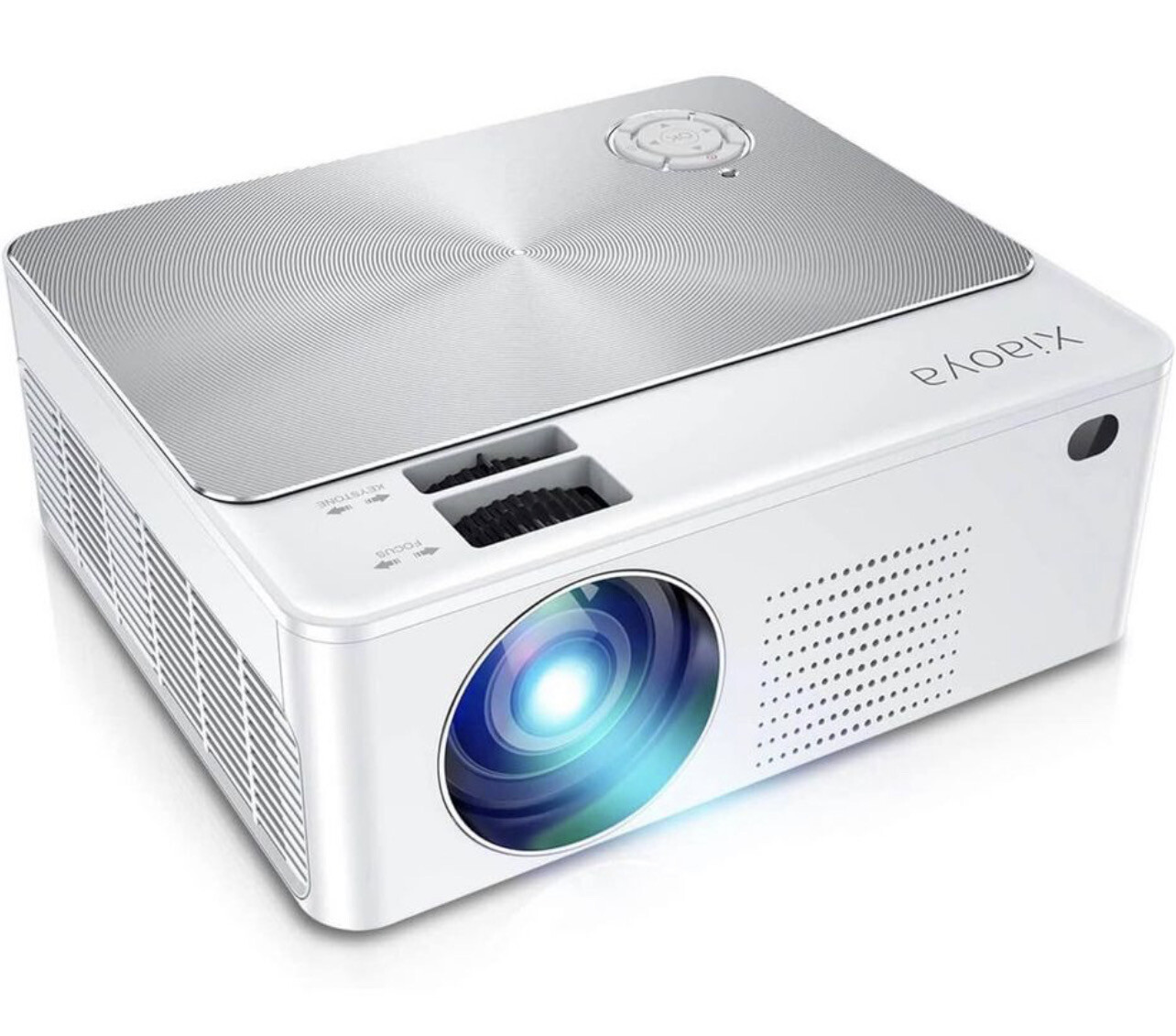 XiaoYa HD Portable Projector Support 1080P, 4000 Lumens Home Theater Projector