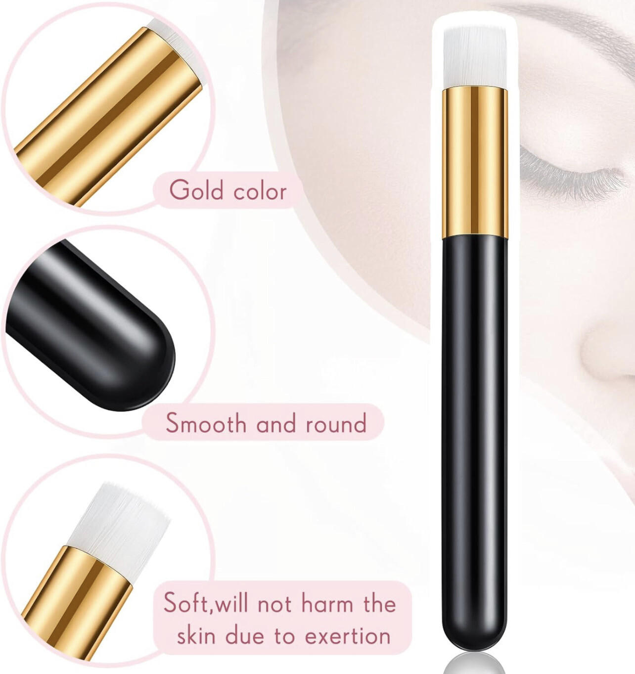 Lash Shampoo Brushes Set Include 40 Pcs Nose Pore Deep Cleaning Brushes