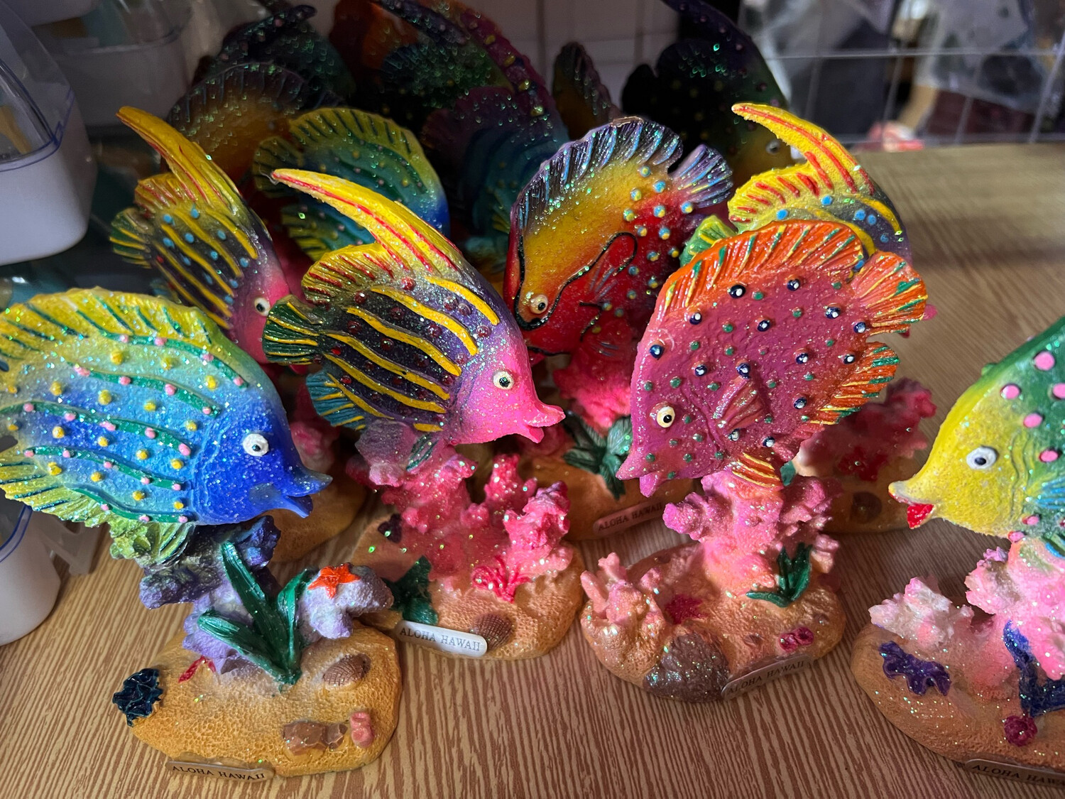 Tropical Fish Figures Vintage