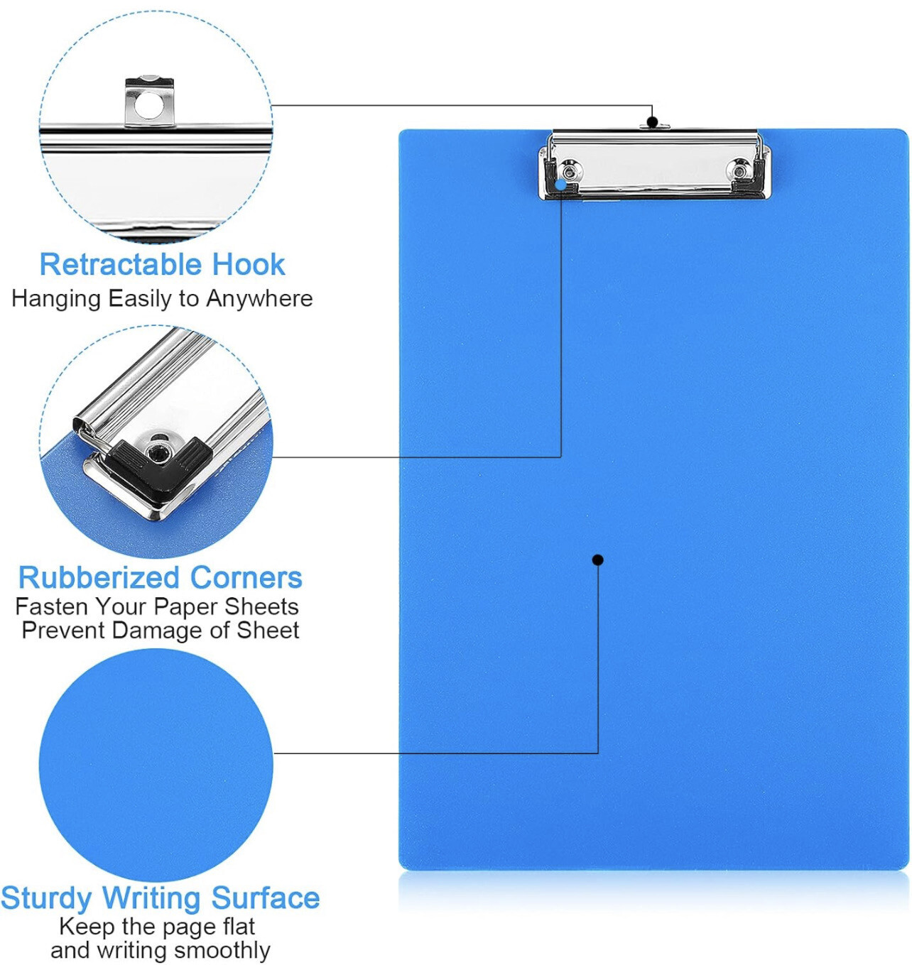 Plastic Clipboards A5 6.1 X 8.7 Inche