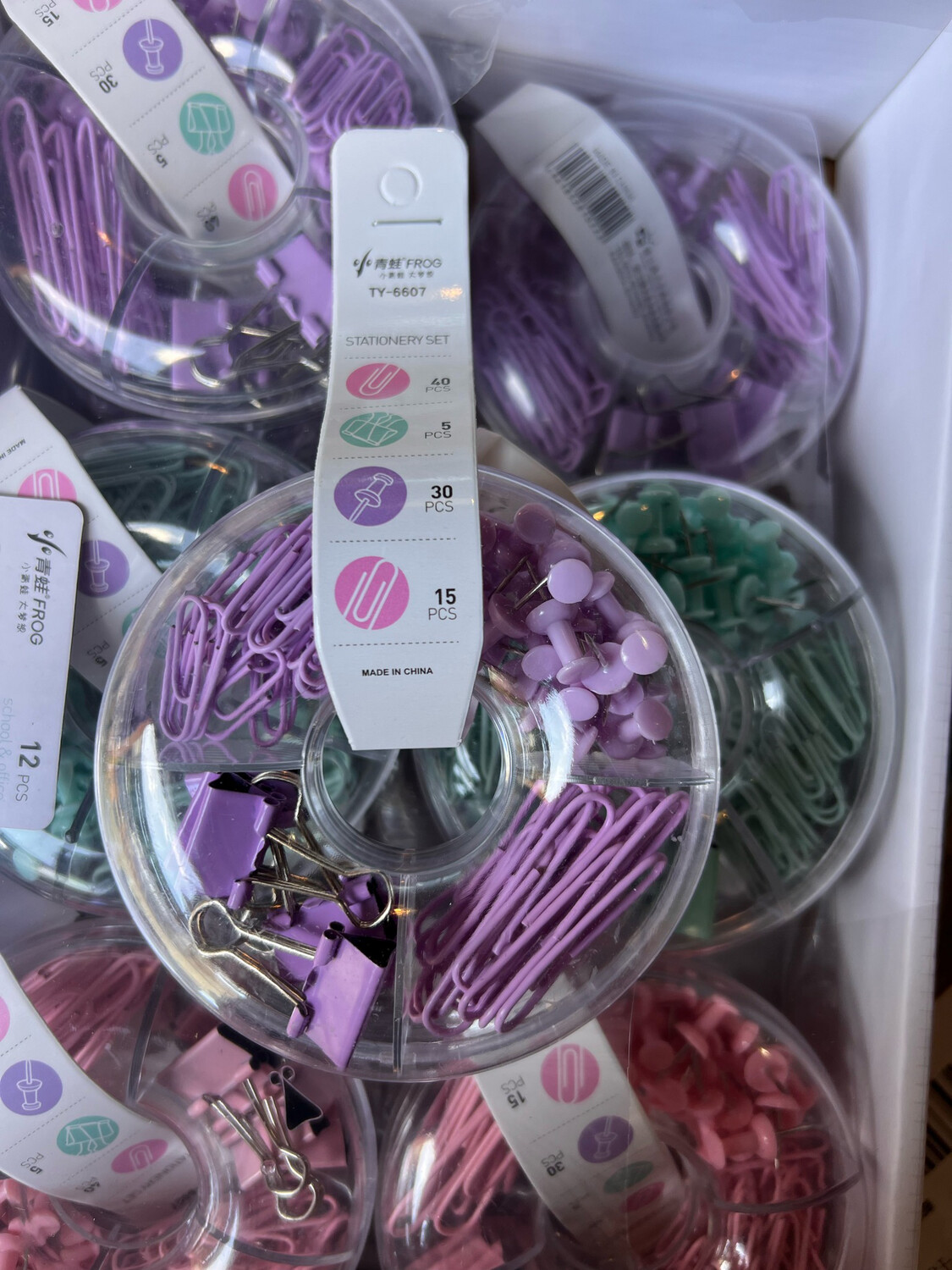 Stationery Set Clipper Nail Pin