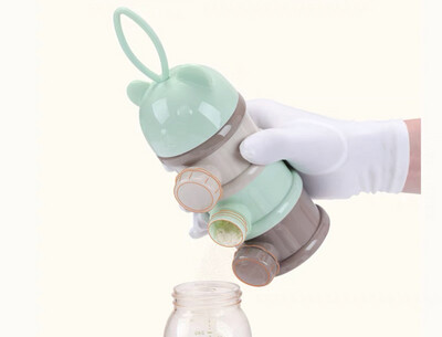 3 Layers Dispenser Stackable Formula Dispenser Container with Handle Travel