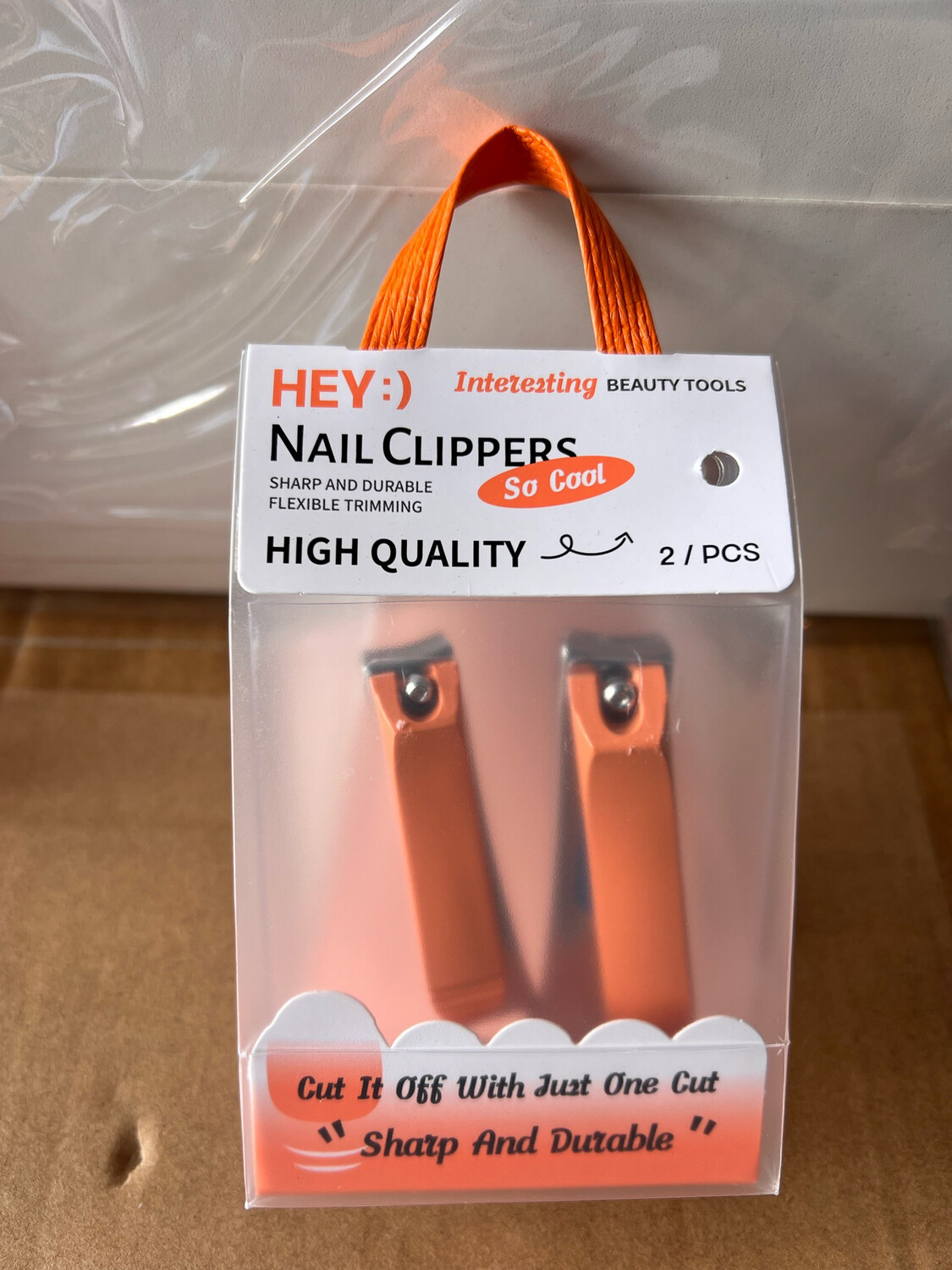 HEY:) High Quality Nail Clippers 2 Pcs H-9027