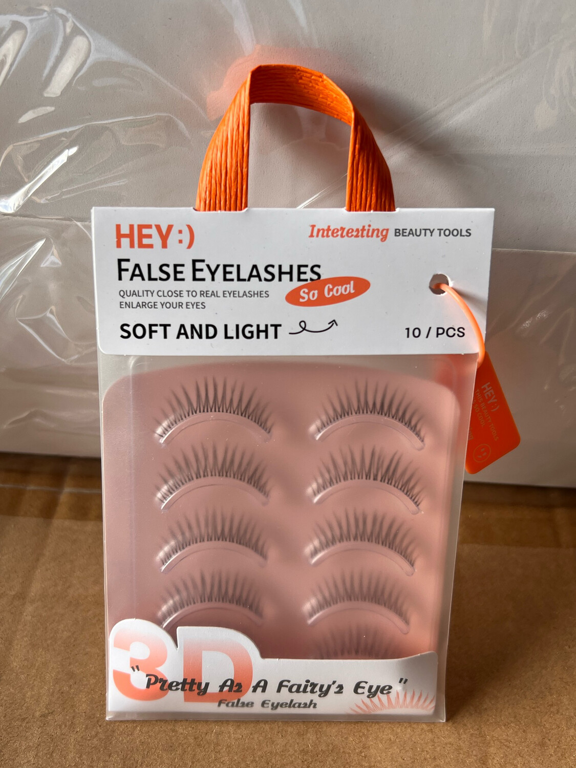 HEY:) Natural Style False Eyelashes, Soft And Comfortable 10 PCS H-9042