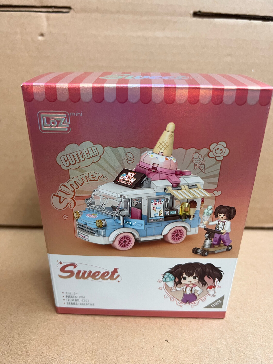LOZ Sweet Car Brick Puzzle