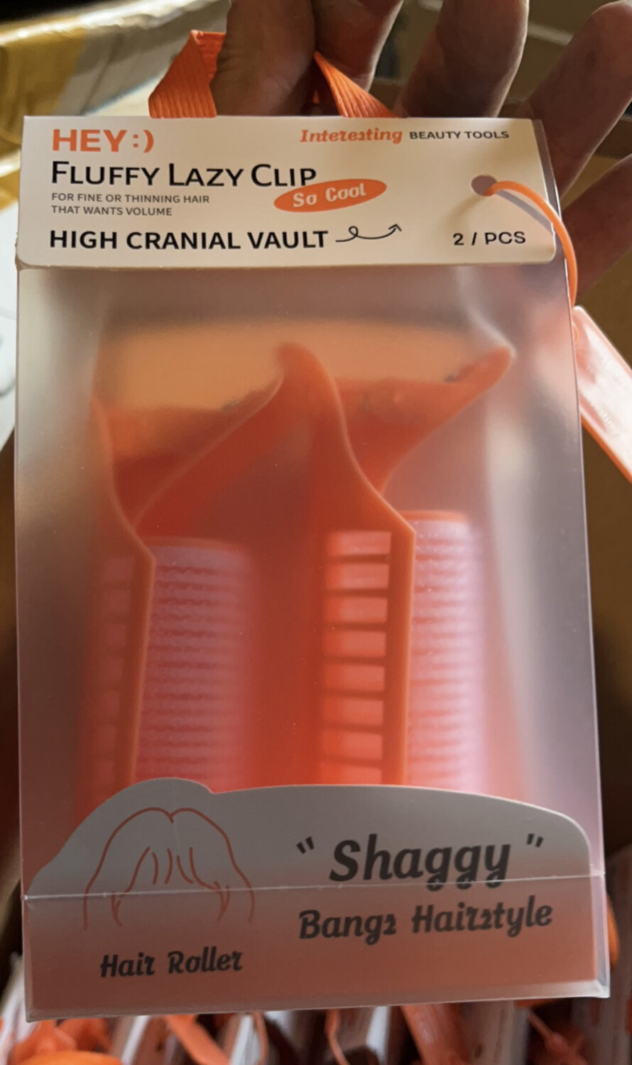HEY:) High Cranial Vault Fluffy Lazy Clip