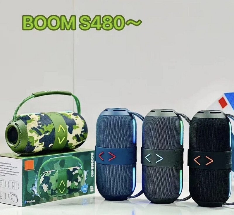BOOM S480 Wireless Bluetooth Portable Speaker With Type C Port