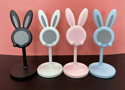 Rabbit Cell Phone Bracket Can Rise And Fall To Adjust Student Elderly Desktop Household Bracket
