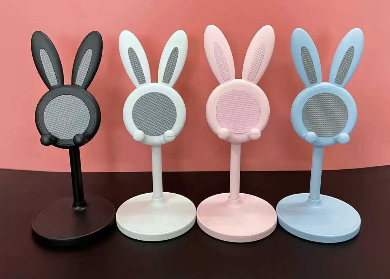 Rabbit Cell Phone Bracket Can Rise And Fall To Adjust Student Elderly Desktop Household Bracket
