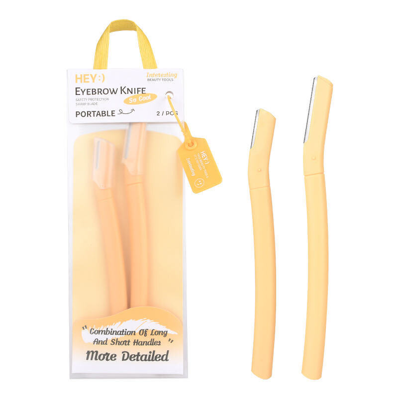 HEY:) Portable Eyebrow Knife 2pcs H-9015