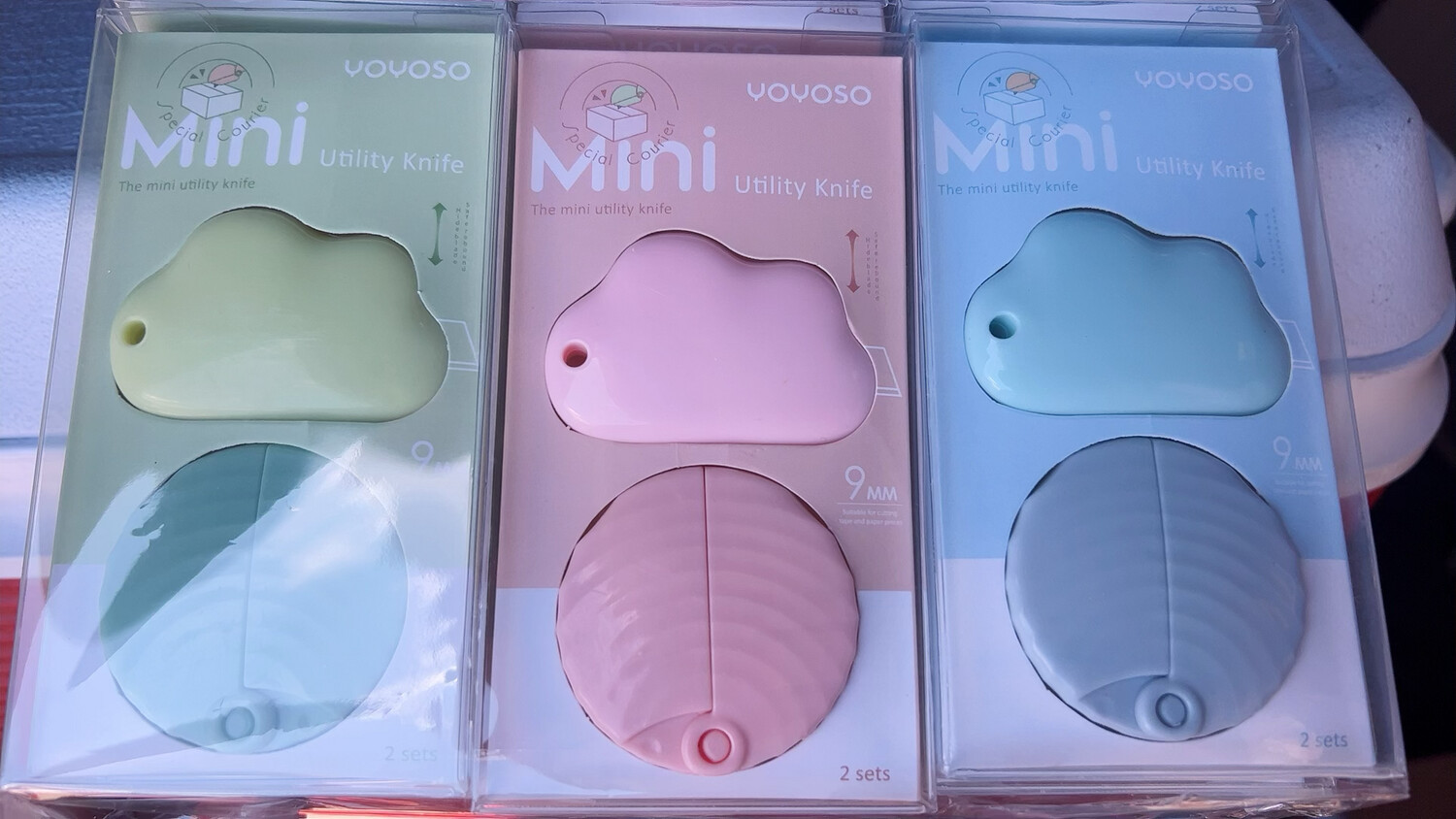 YOYOSO Mini Utility Knife 9mm 2 Sets