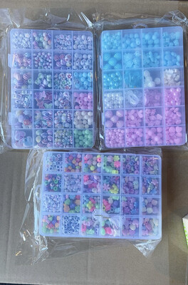 Bracelet Making Kit, DIY Jewelry Making Set For Kids, Bead Sets For Girls