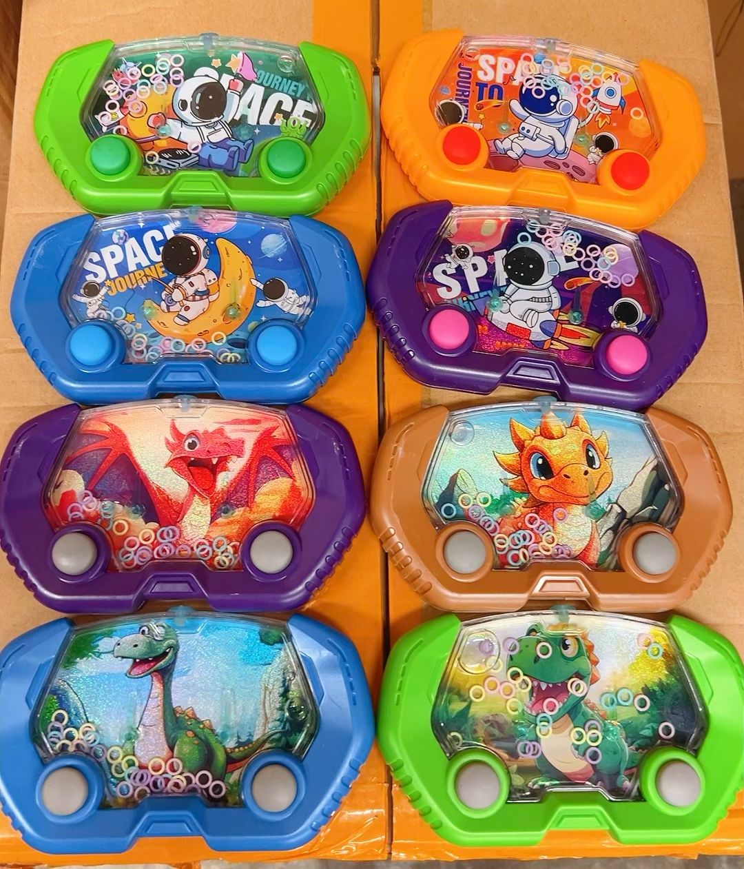 Large Wheel Water Game Machine In Water With Case Traditional Nostalgic Toys