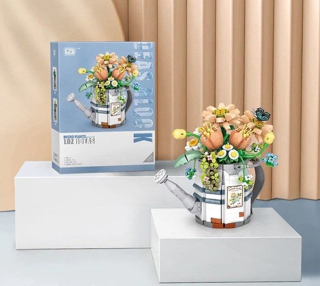 LOZ BUILDING BLOCKS Watering Can-potted Micro Plants-eternal 1936