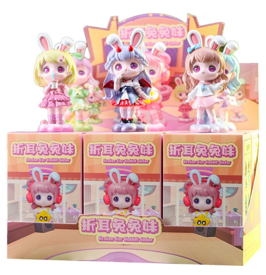 ILAHUI Hidden Mystery Broken Ear Rabbit Sister Edition Toys