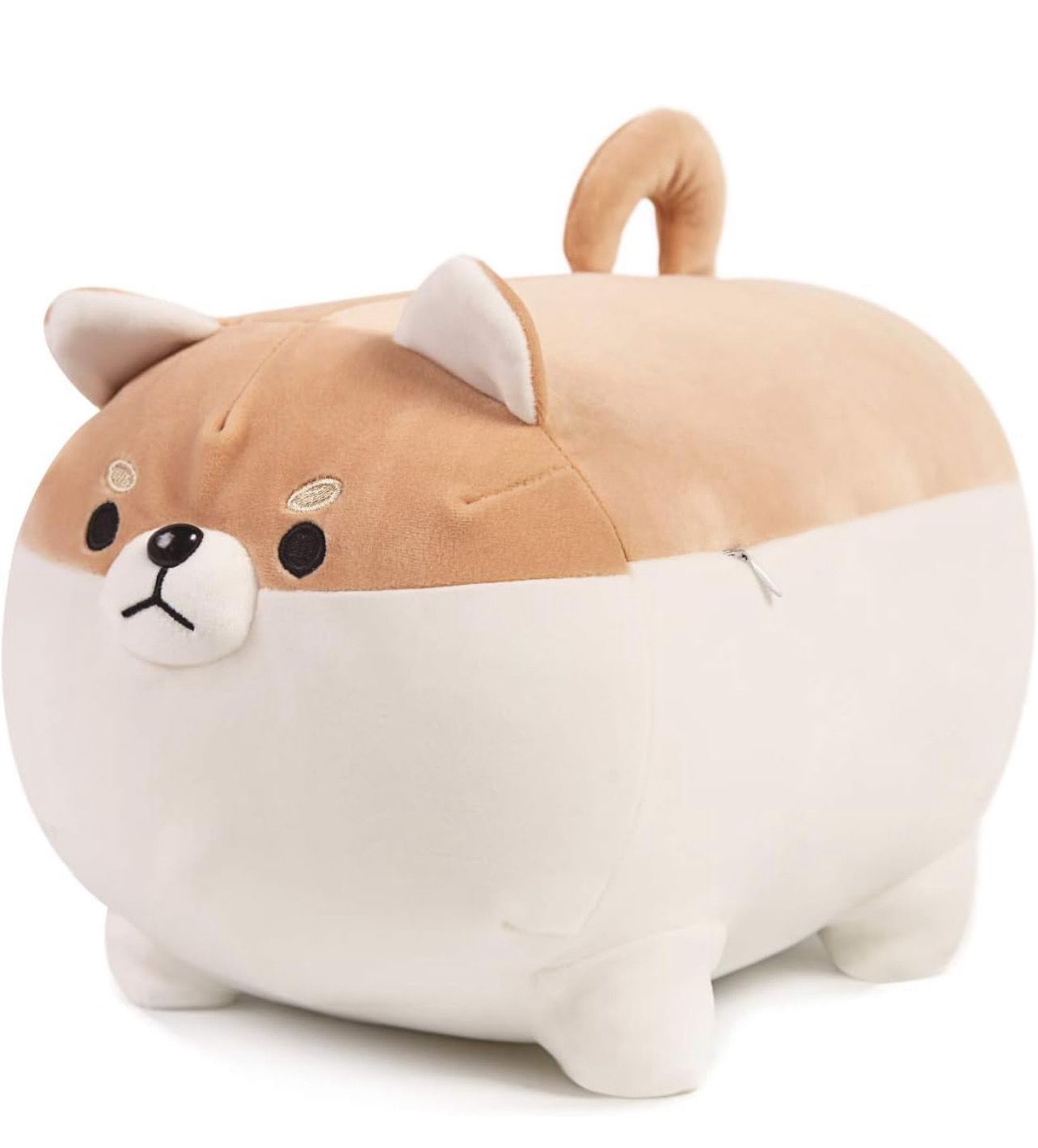 Stuffed Animal Shiba Inu Plush Pillow,Soft Corgi Dog Anime Plushies Japanese Cuddle Pet Throw Pillow,Kawaii Plush Toy Gifts for Boys Girls Kids Birthday 16in