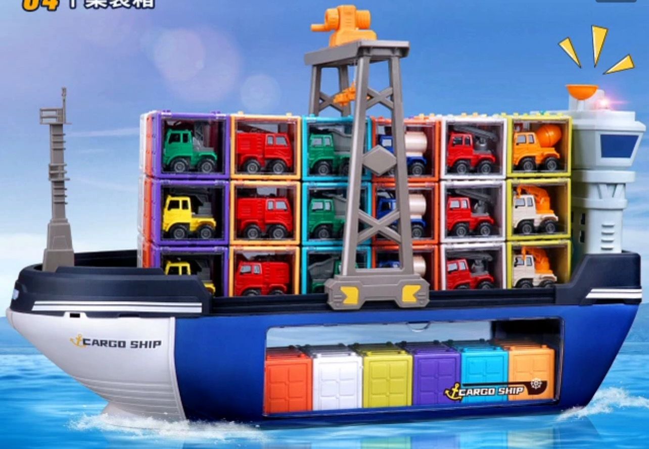 Children&#39;s Pull-back Truck Toy Independent Boxed Boy Gift