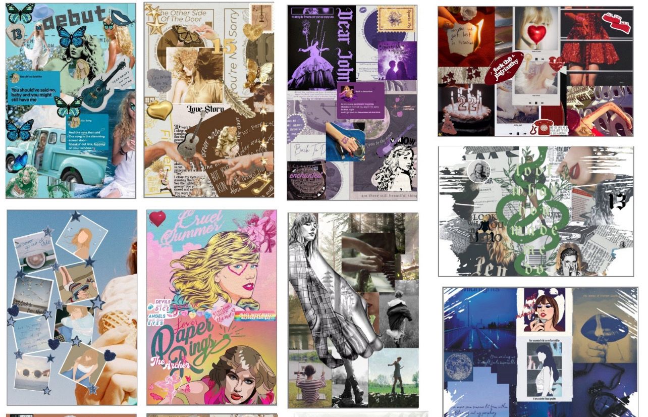 Liv Posters 4 x 6 IN Merch Music Album Aesthetic Wall Collage Kit for Room Decor