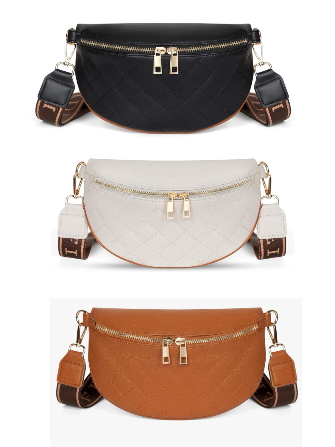 Small Crossbody Bag for Women Stylish Fanny Pack and Waist Belt Purse with Sling Shoulder Design, Adjustable Strap for Travel and Casual Walking