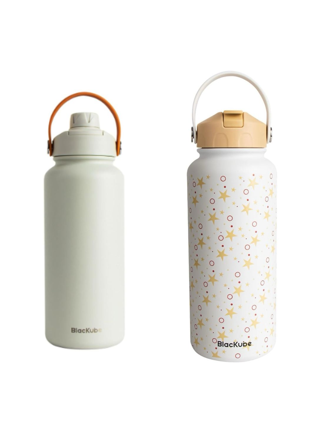 Perfect Holiday Gifts for All, Blackube 32oz Insulated Water Bottle with Straw Lid, Stainless Steel Water Bottle Keeps hot and cold, Ideal Christmas Gift for Man and Women