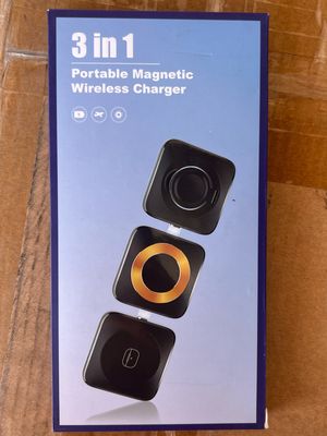 3 in 1 Portable Magnetic Wireless Charger