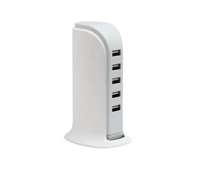 5 USB Power Adapter Port Adapter With Type-C Port AJ-10