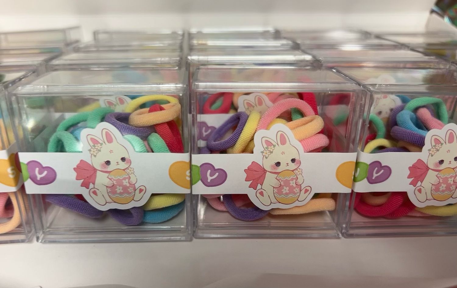Color Rubber Bands Ponytail Holders, Hair Styling Accessories For Daily Use