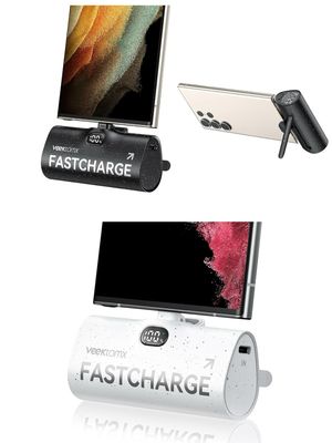 VEEKTOMX Portable Mini Power Bank with USB C Port 5,000mAh 20W PD Fast Charging VT052C