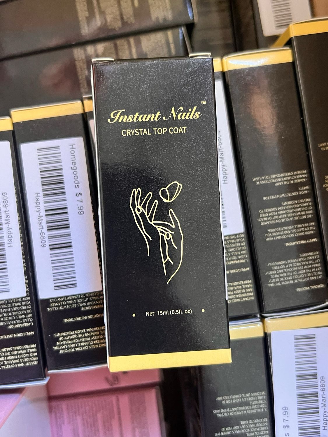 Instant Nails Crystal Top Coat 15ml