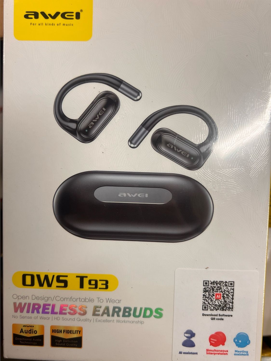 Awei OWS T93 Wireless Earbuds