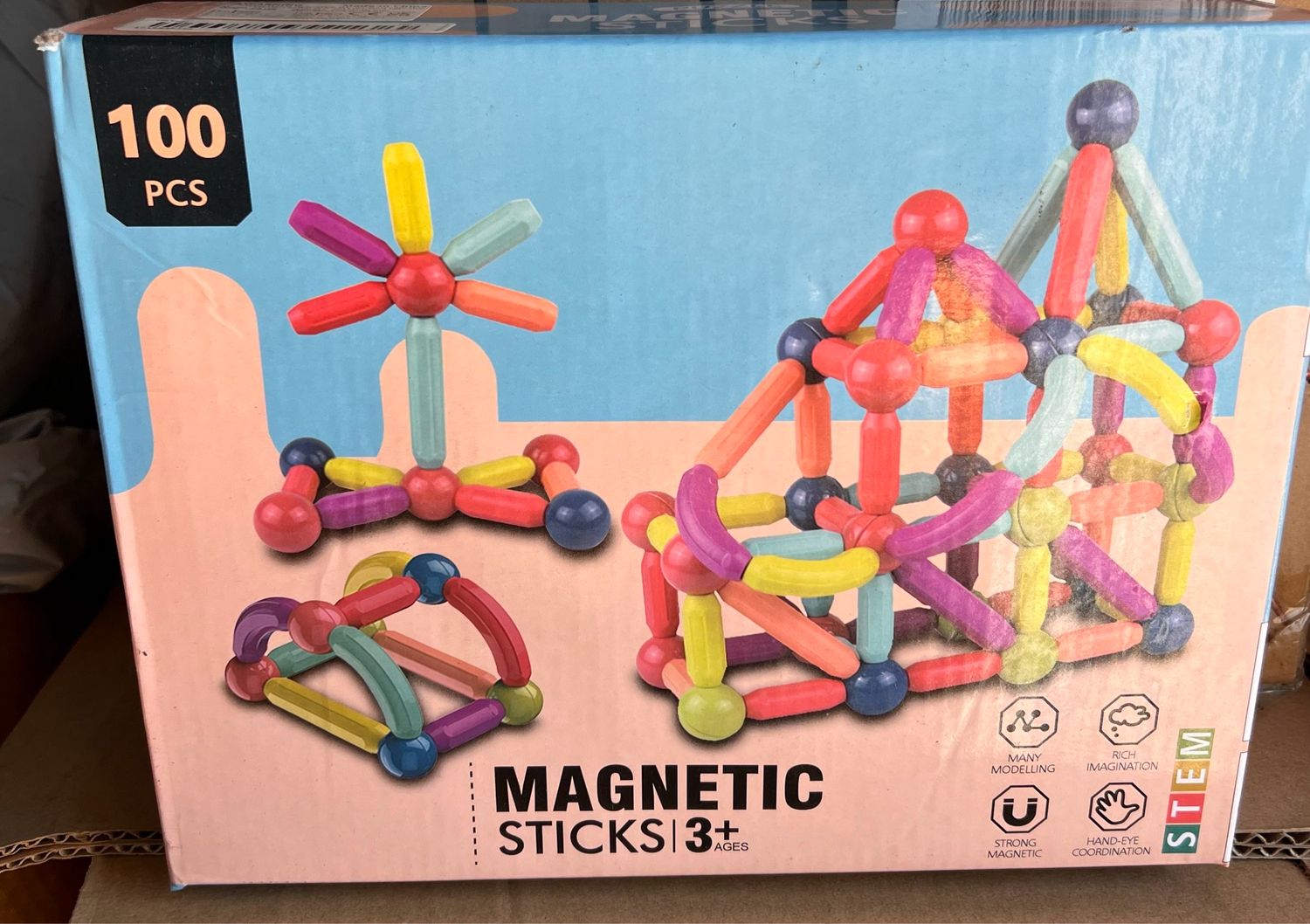 Magnetic Sticks 100pcs