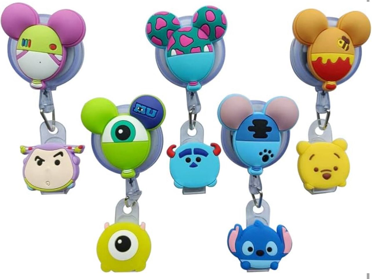 Retractable Badge Holders Cartoon Cute