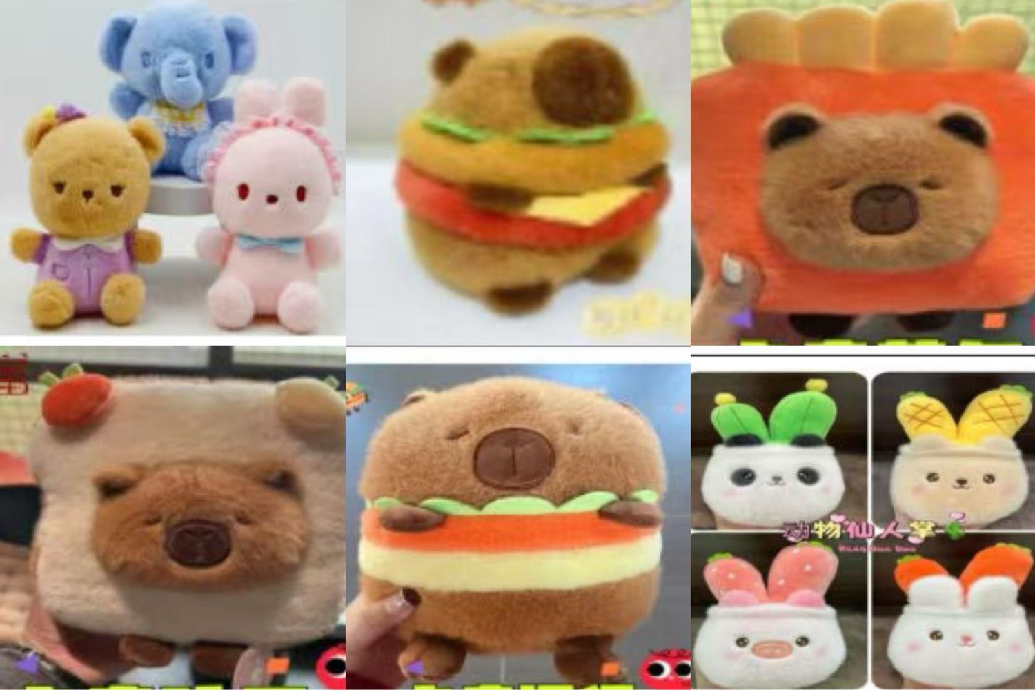 Plush Pillow Cute Stuffed Animal Kawaii Anime Soft Hugging Pillow Plush Toy Friends Family