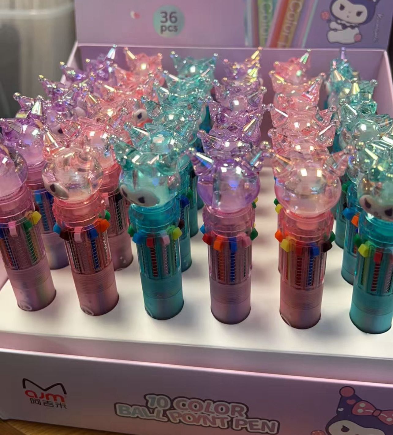 Cute Pen 10 Colors Ballpoint Pen A-3169