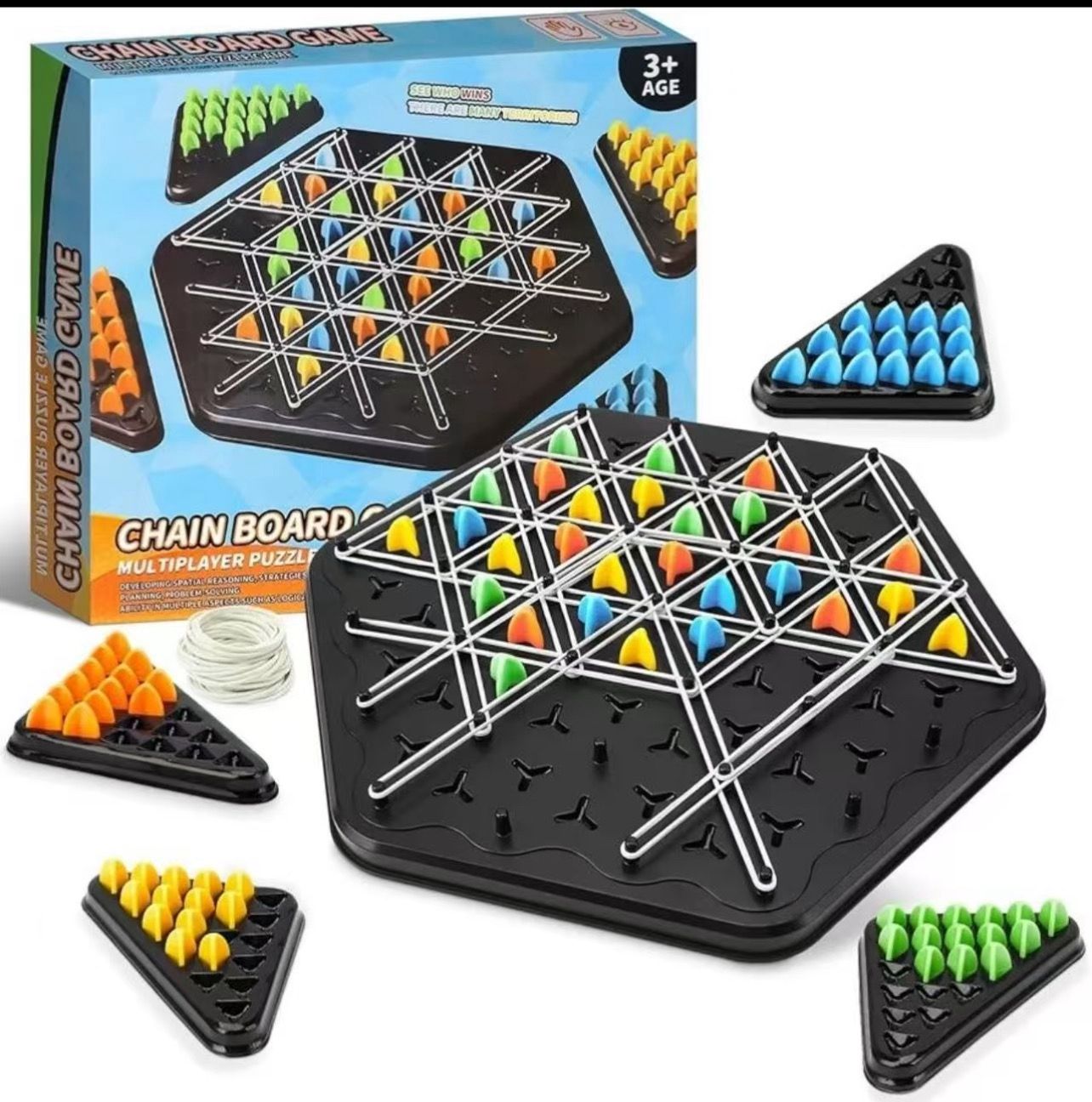 Chain Board Game Multiplayer Puzzle Game