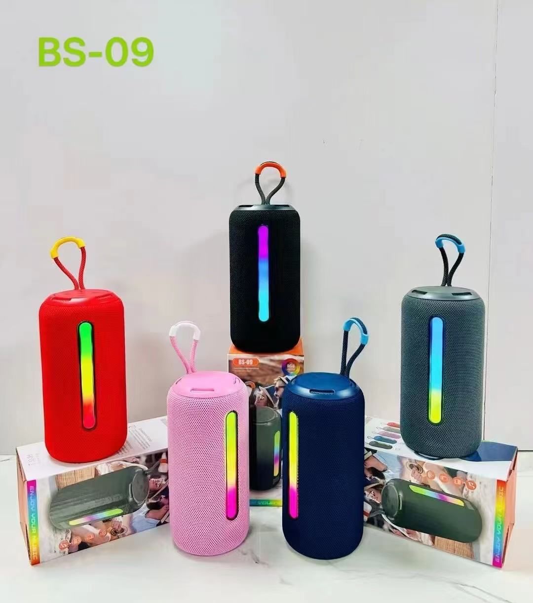 Wireless Speaker BS-09 RGB Lightning