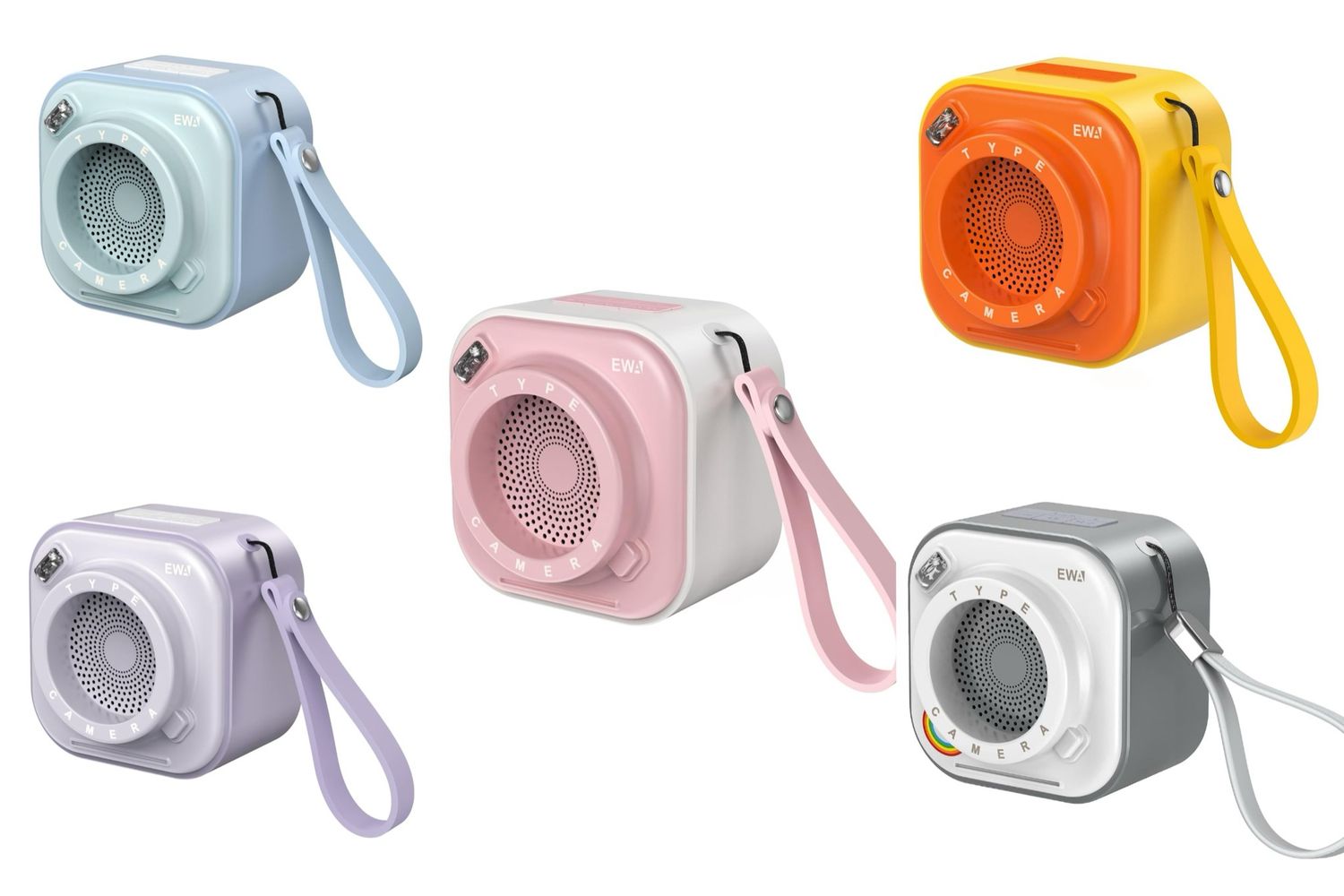 EWA A110 Small Bluetooth Speaker with Loud Stereo Sound, Portable Wireless Speaker with Flashlight, 12 Hour Playtime, Support TF Card, Mini Speaker for Travel
