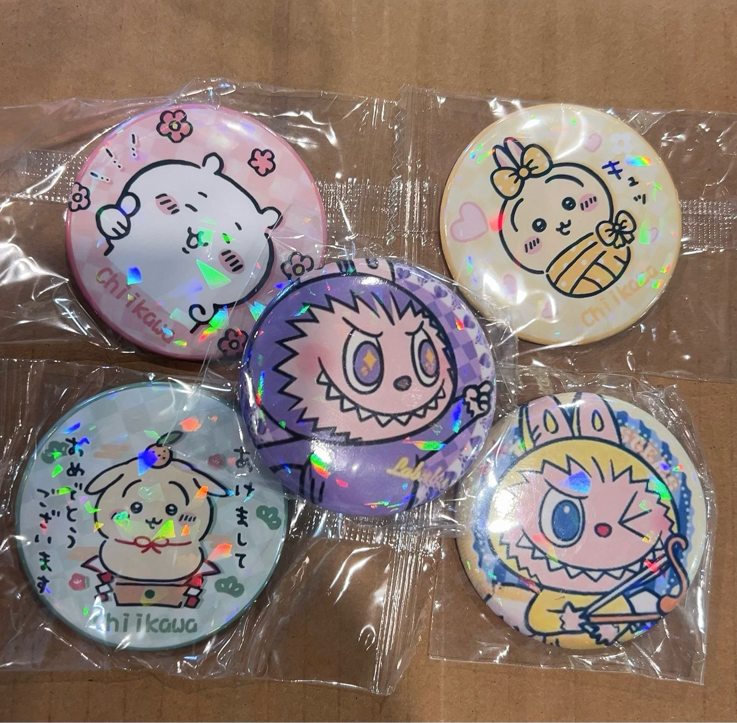 Cartoon Can Badge Multi Style